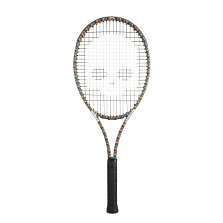Prince Tennis Racket by Hydrogen Skulls 260 100in/260g multicoloured - strung -